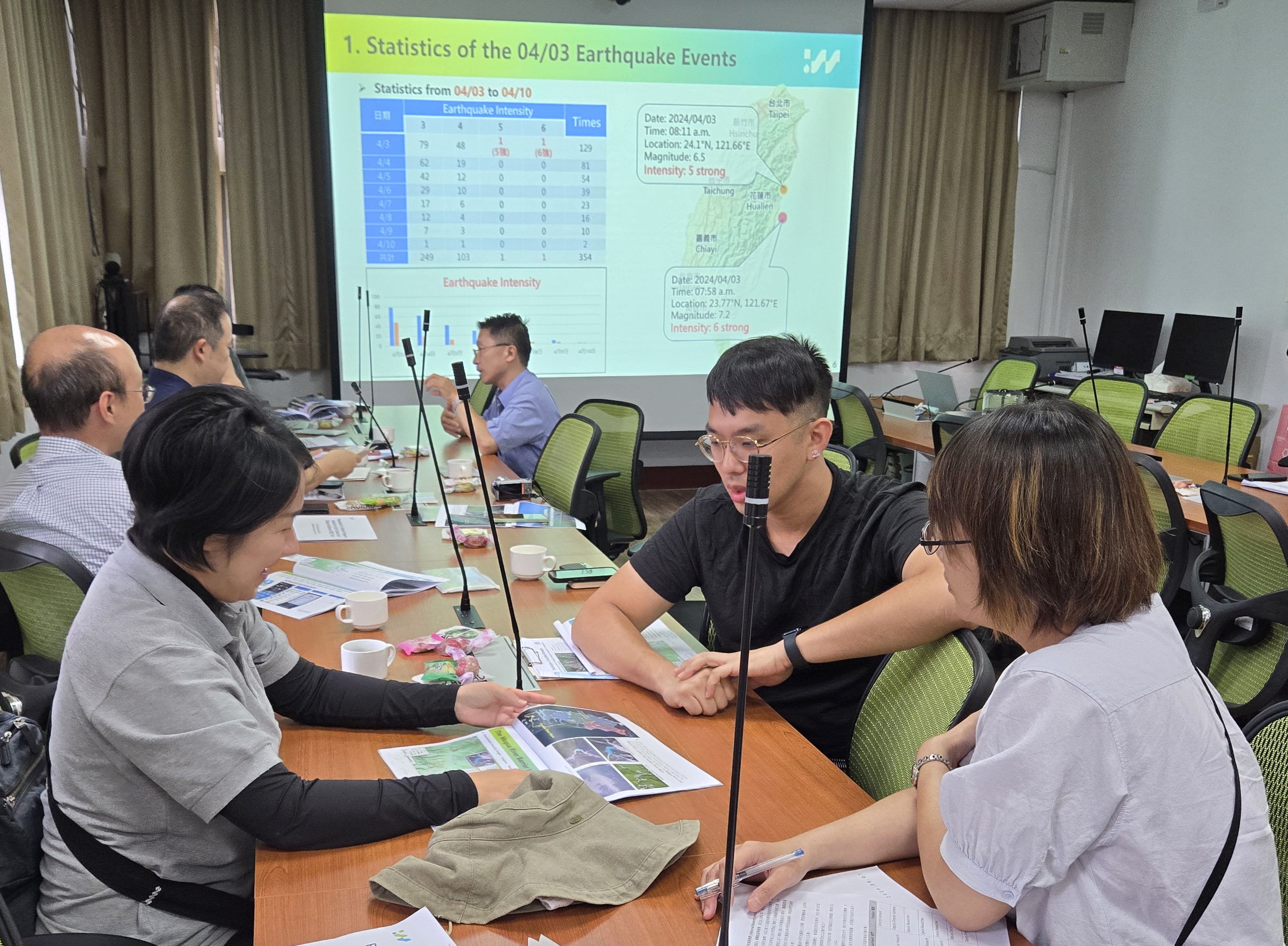 Visit to Ninth River Management Branch, Water Resource Agency of the Ministry of Economic Affairs
