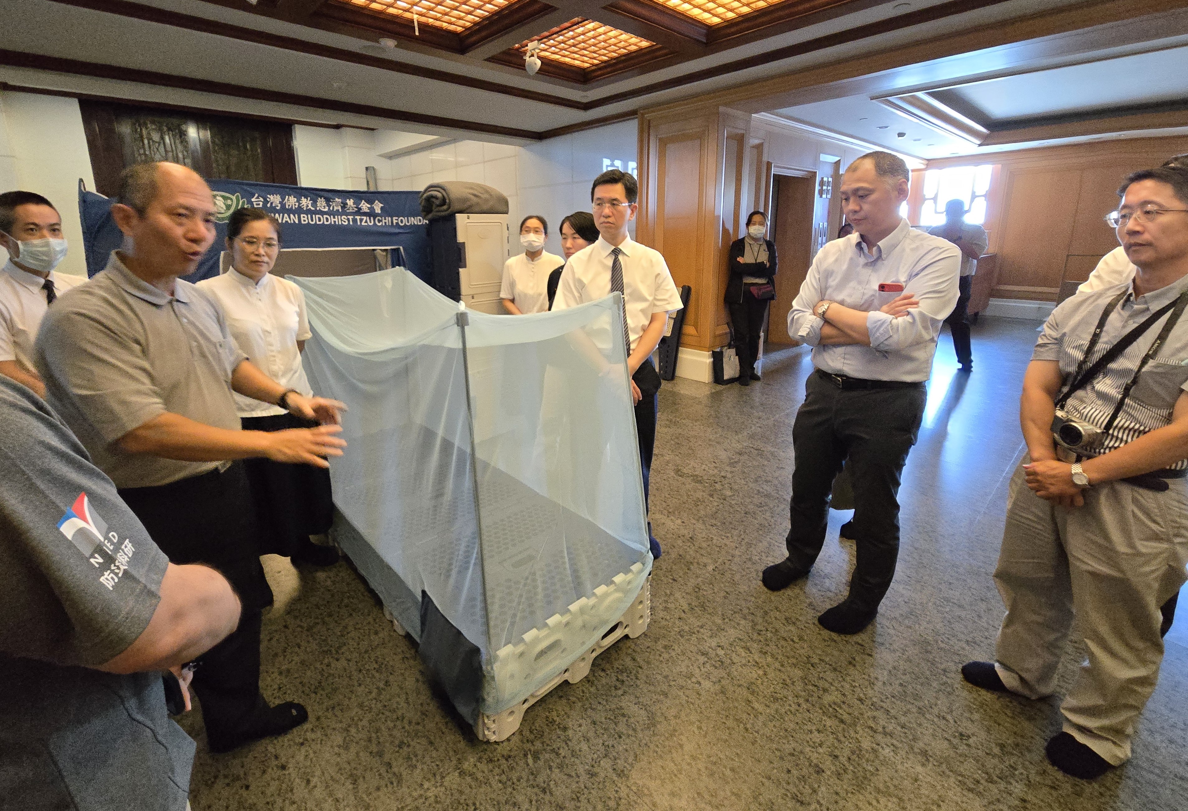 Disaster relief goods by Tsu Chi