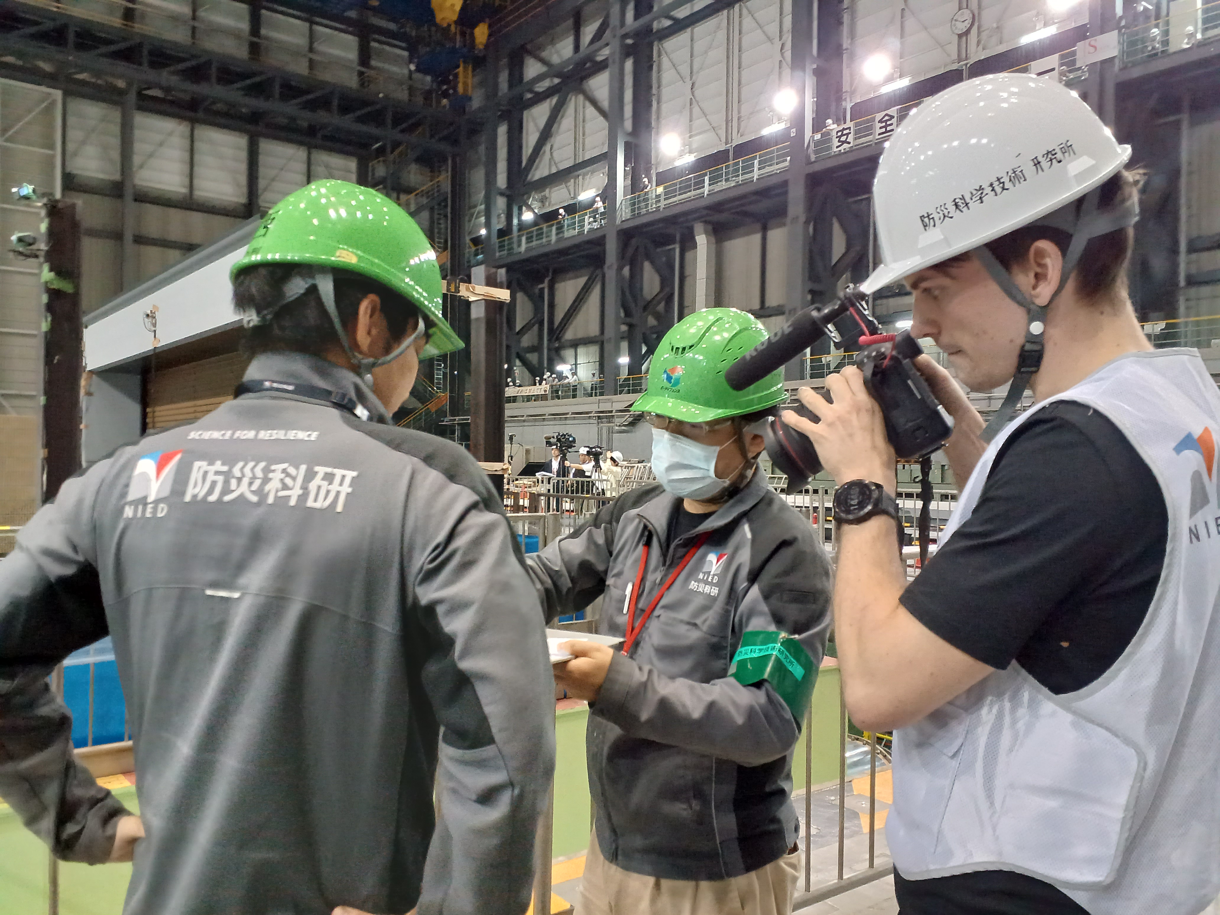 Veritasium crew to shoot at E-Defense on October 16, 2023