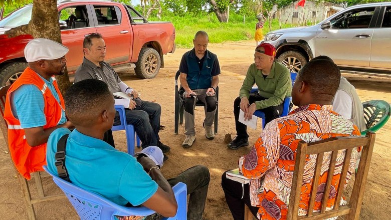 Muneia Leaders and the NIED Team