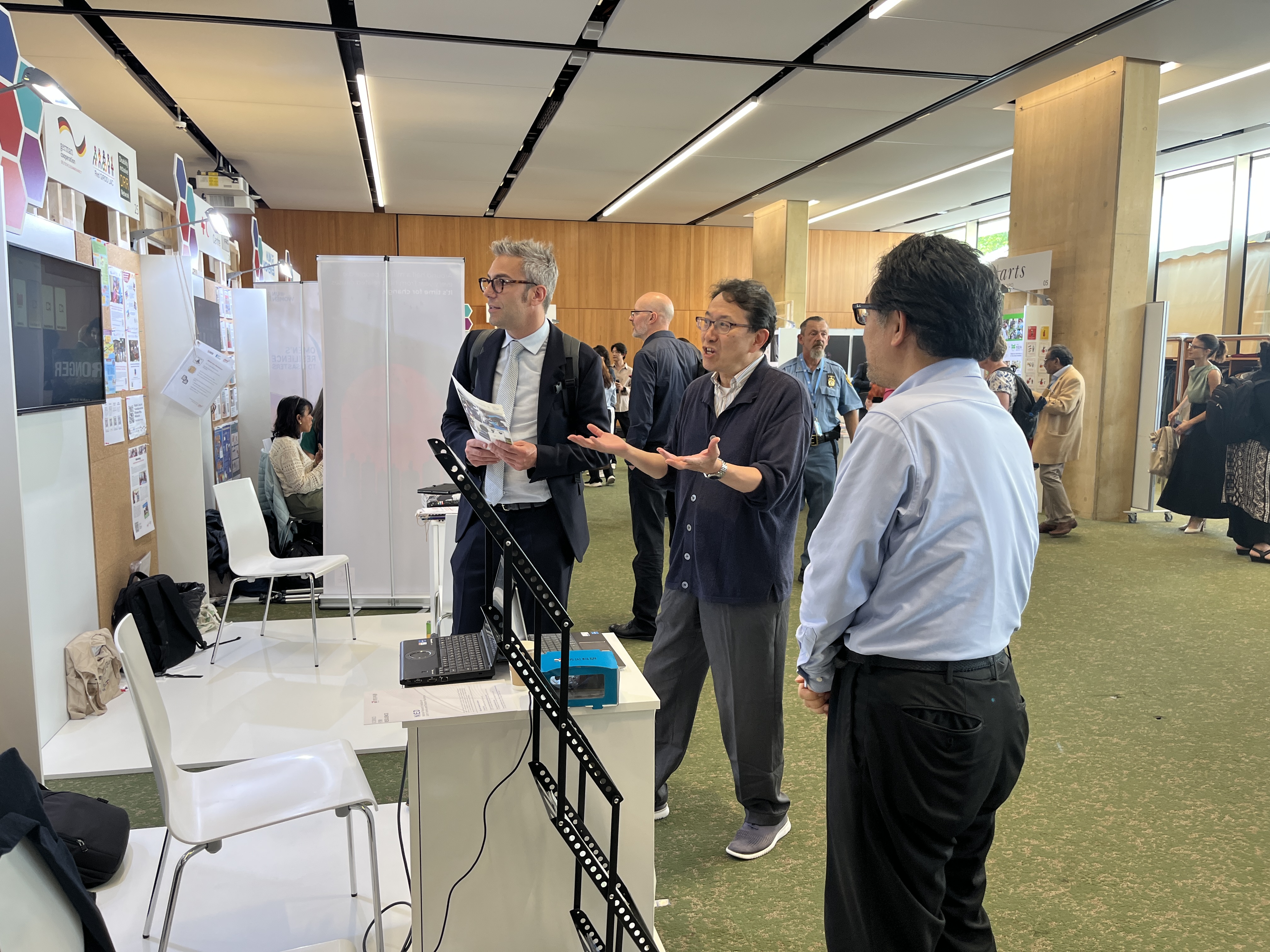 NIED’s exhibit at the GP2025 Innovation Platform