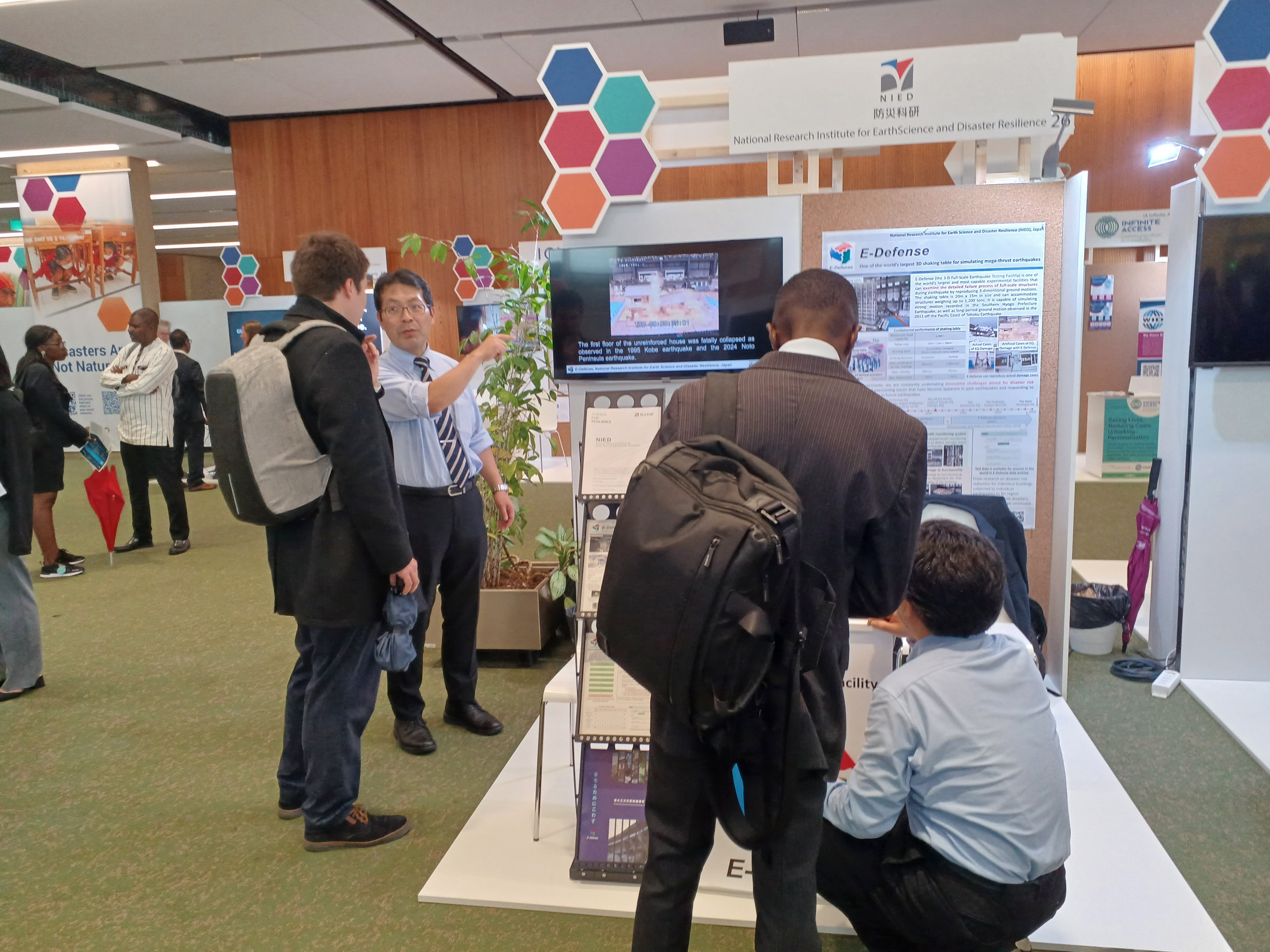NIED’s exhibit at the GP2025 Innovation Platform