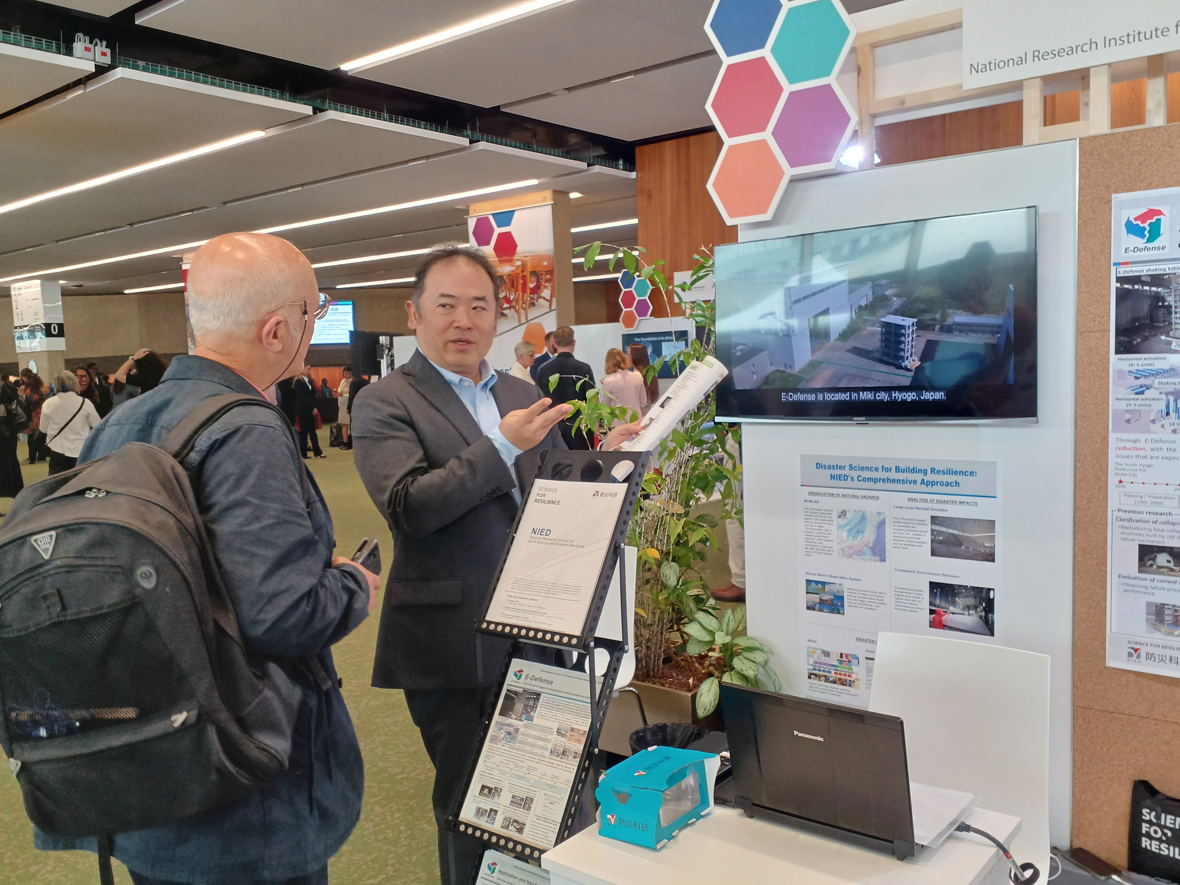 NIED’s exhibit at the GP2025 Innovation Platform