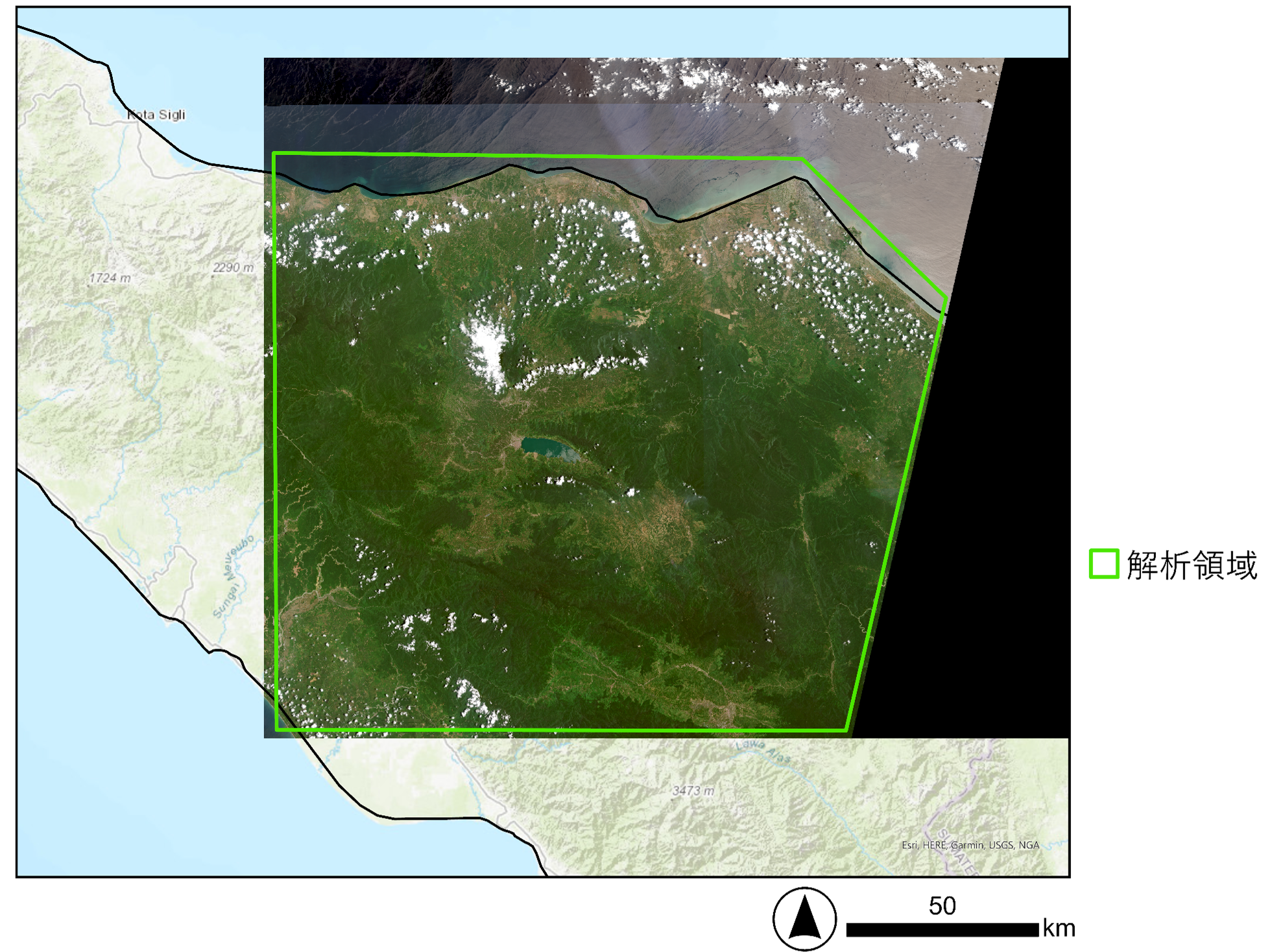 図２：豪雨前：2024年3月14日撮影